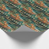 Chow Christmas Feestelijke reis Cadeaupapier (Hoek)