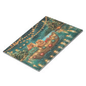 Chow Christmas Feestelijke reis Notitieblok (Schuin)