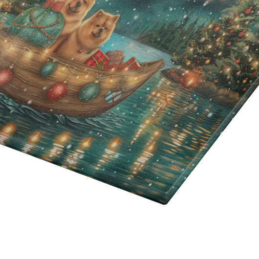 Chow Christmas Feestelijke reis Snijplank (Hoek)