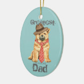 Chow Dad Ceramic Ornament (Links)