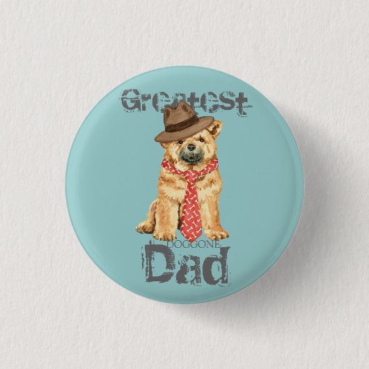 Chow Dad Ronde Button 3,2 Cm (Voorkant)