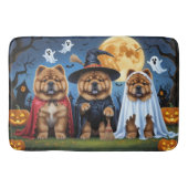 Chow Dog Pumpkin Halloween Grappig Badmat