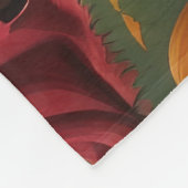 Chow Dog Pumpkin Halloween Grappig Fleece Deken (Hoek)