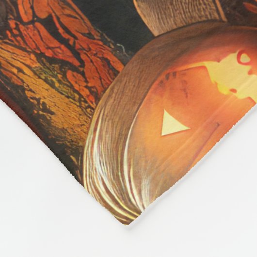 Chow Halloween Spooky Fleece Deken (Hoek)