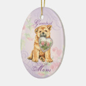Chow Heart Mam Ceramic Ornament (Links)