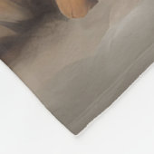 Chow Hond in Sneeuw Kerstmis Fleece Deken (Hoek)