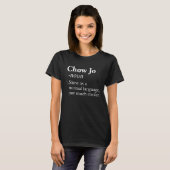 Chow Jo Taalvertaler Taalkundig T-shirt (Voorkant volledig)