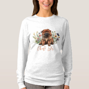Chow Puppy Love T-shirt met lange mouwen 