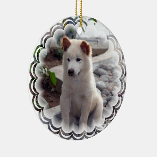Chow Puppy Ornament (Rechts)