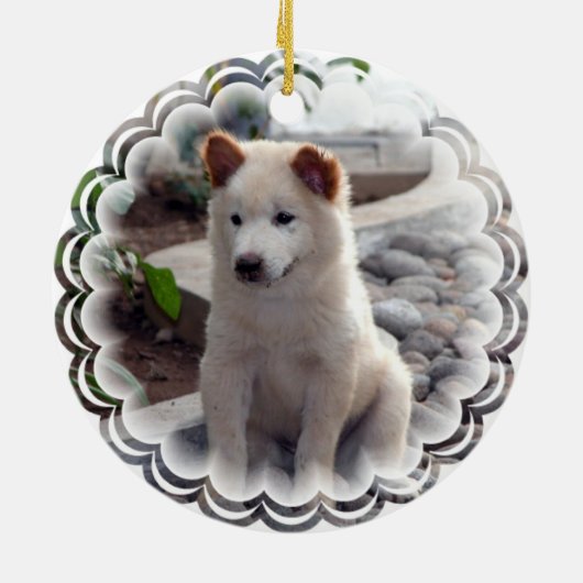 Chow Puppy Ornament (Achterkant)