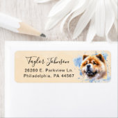 Chow Return-adreslabel Etiket (Insitu)