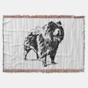 chow throw blanket deken