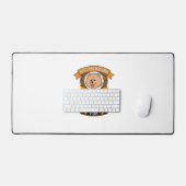 Chow Vader Hond Ever Krans Pootafdrukken Bureaumat (Keyboard & Muis)
