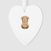 Chow Vader Hond Ever Krans Pootafdrukken Ornament (voorkant)