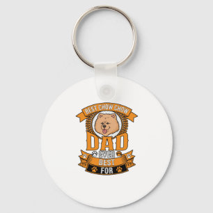 Chow Vader Hond Ever Krans Pootafdrukken Sleutelhanger