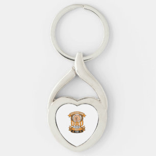 Chow Vader Hond Ever Krans Pootafdrukken Sleutelhanger