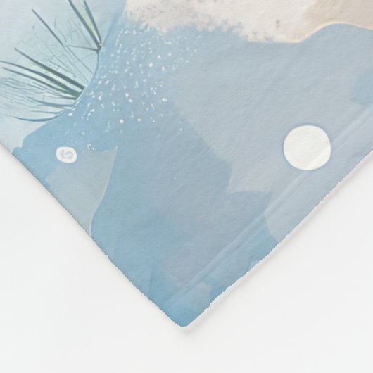 Chow Winter Wonderland Kerstvreugde Fleece Deken (Hoek)