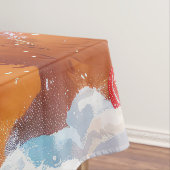 Chow Winter Wonderland Kerstvreugde Tafelkleed (Voorbeeld)