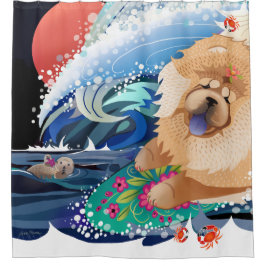 CHOWABUNGA - Chow - Douchegordijn of show