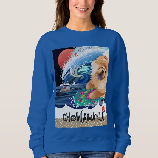 CHOWABUNGA - Chow - het beste op donkere shirts o (Voorkant)