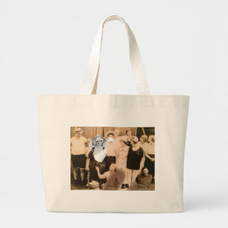 Chowdah Headz Grote Tote Bag
