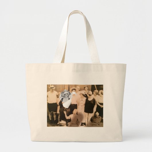 Chowdah Headz Grote Tote Bag (Voorkant)