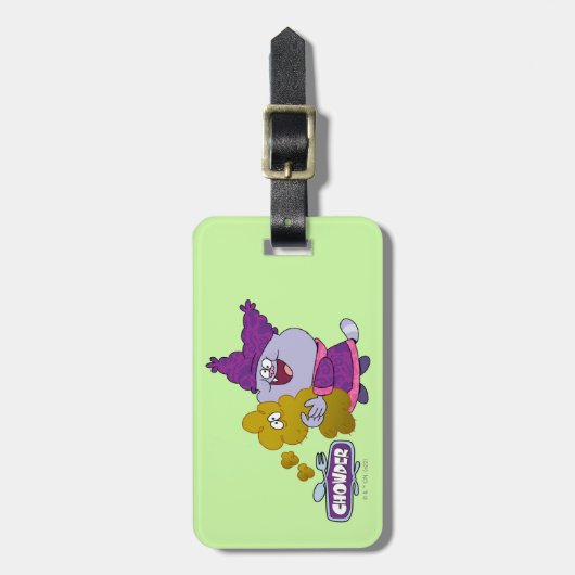 Chowder en Kimchi Bagagelabel (Voorkant verticaal)