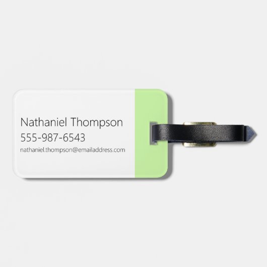 Chowder en Kimchi Bagagelabel (Achterkant horizontaal)