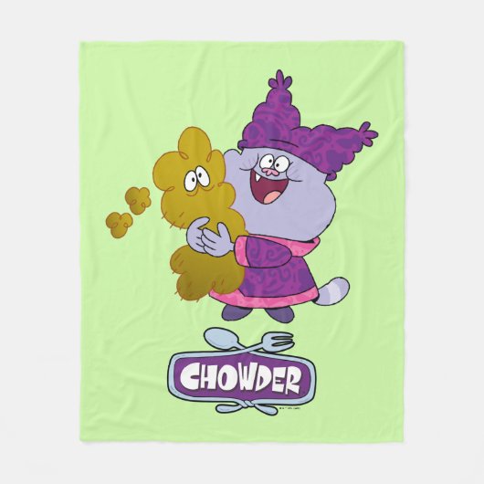 Chowder en Kimchi Fleece Deken (Voorkant)