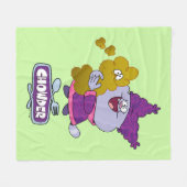 Chowder en Kimchi Fleece Deken (Voorkant (Horizontaal))