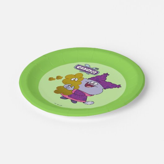 Chowder en Kimchi Papieren Bordje (Gekanteld)