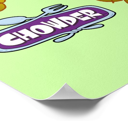 Chowder en Kimchi Poster (Hoek)