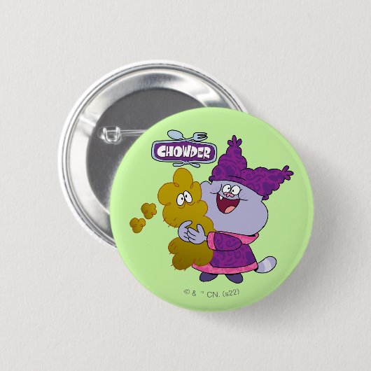 Chowder en Kimchi Ronde Button 5,7 Cm (Voorkant /achterkant)
