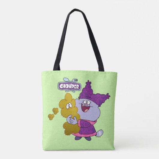 Chowder en Kimchi Tote Bag (Achterkant)