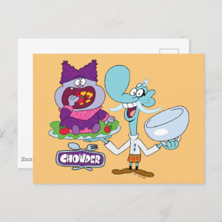 Chowder en Mung Daal Briefkaart