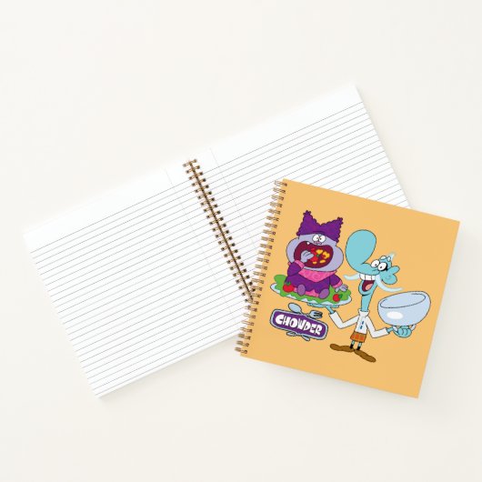 Chowder en Mung Daal Notitieboek (Binnen)