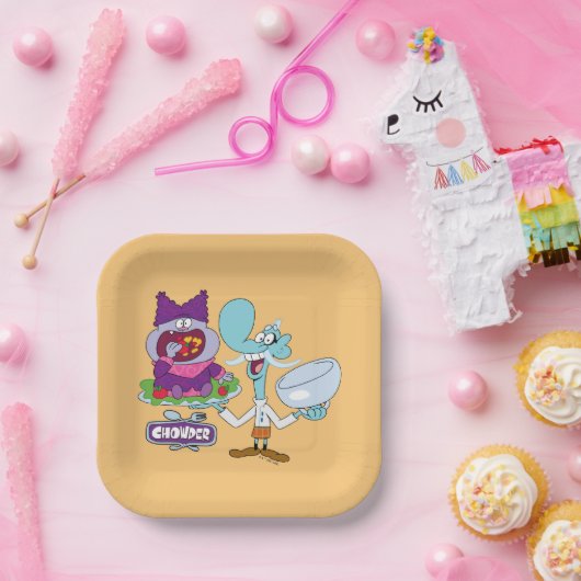 Chowder en Mung Daal Papieren Bordje (Feest)