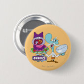 Chowder en Mung Daal Ronde Button 5,7 Cm (Voorkant /achterkant)