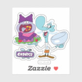 Chowder en Mung Daal Sticker (Vel)