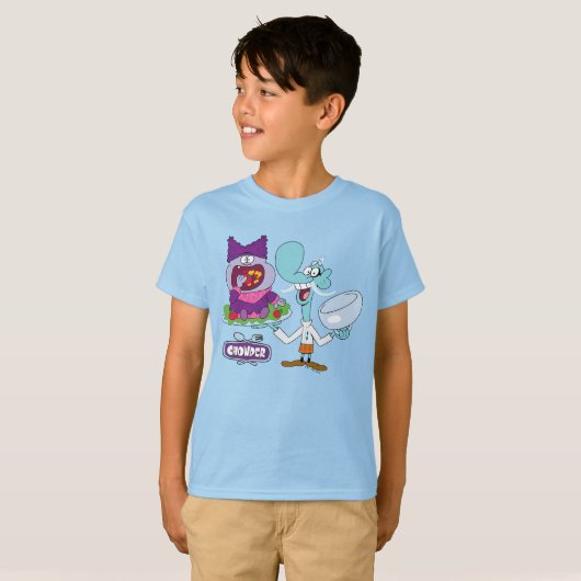 Chowder en Mung Daal T-shirt (Voorkant volledig)