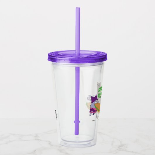 Chowder en Shnitzel Acryl Drinkbeker (Rechts)