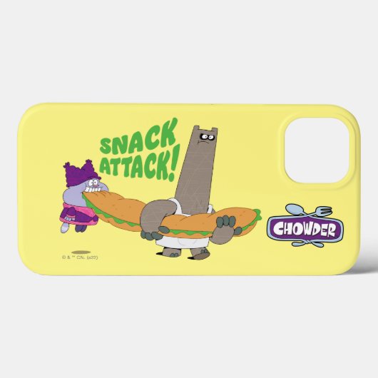 Chowder en Shnitzel Case-Mate iPhone Case (Achterkant (horizontaal))