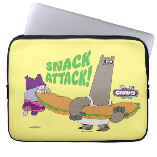 Chowder en Shnitzel Laptop Sleeve