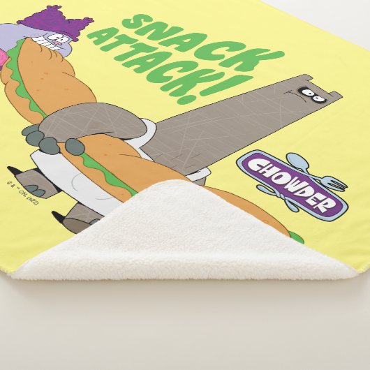 Chowder en Shnitzel Sherpa Deken (3/4)