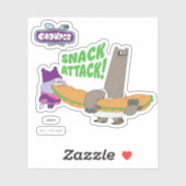 Chowder en Shnitzel Sticker (Vel)