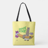 Chowder en Shnitzel Tote Bag (Achterkant)