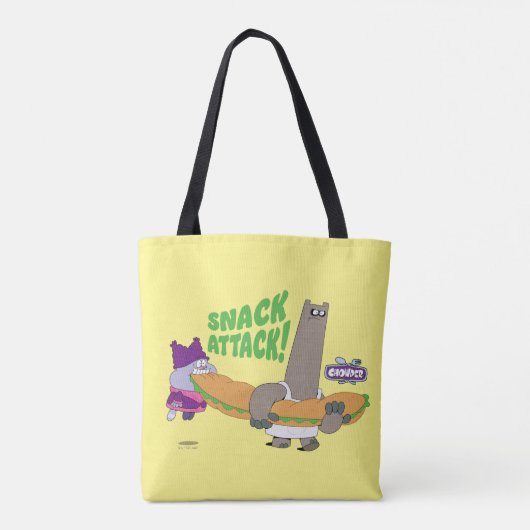 Chowder en Shnitzel Tote Bag (Achterkant)