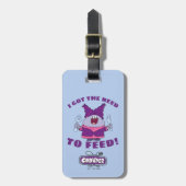 Chowder met vork en mes bagagelabel (Voorkant verticaal)