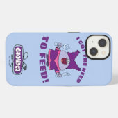 Chowder met vork en mes iPhone hoesje (Achterkant horizontaal)