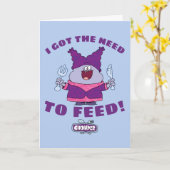 Chowder met vork en mes kaart (Gele Bloem)